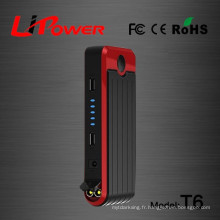 12V 12000mah Batterie polymère Li-ion Allumage Démarreur avec torche